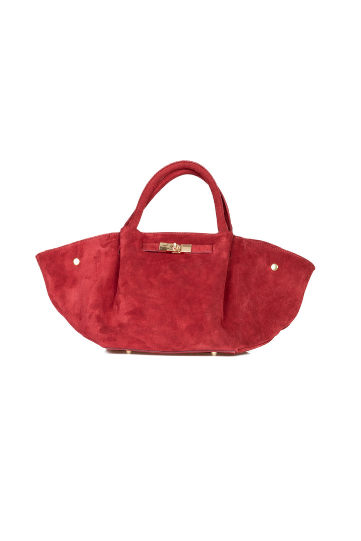 Upper - Borsa con lucchetto scamosciata