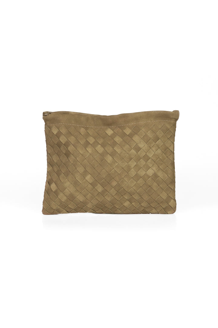 Upper - Pochette intrecciata suede
