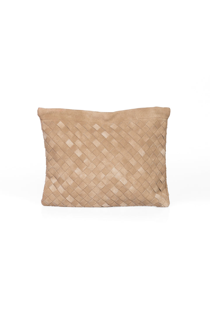 Upper - Pochette intrecciata suede