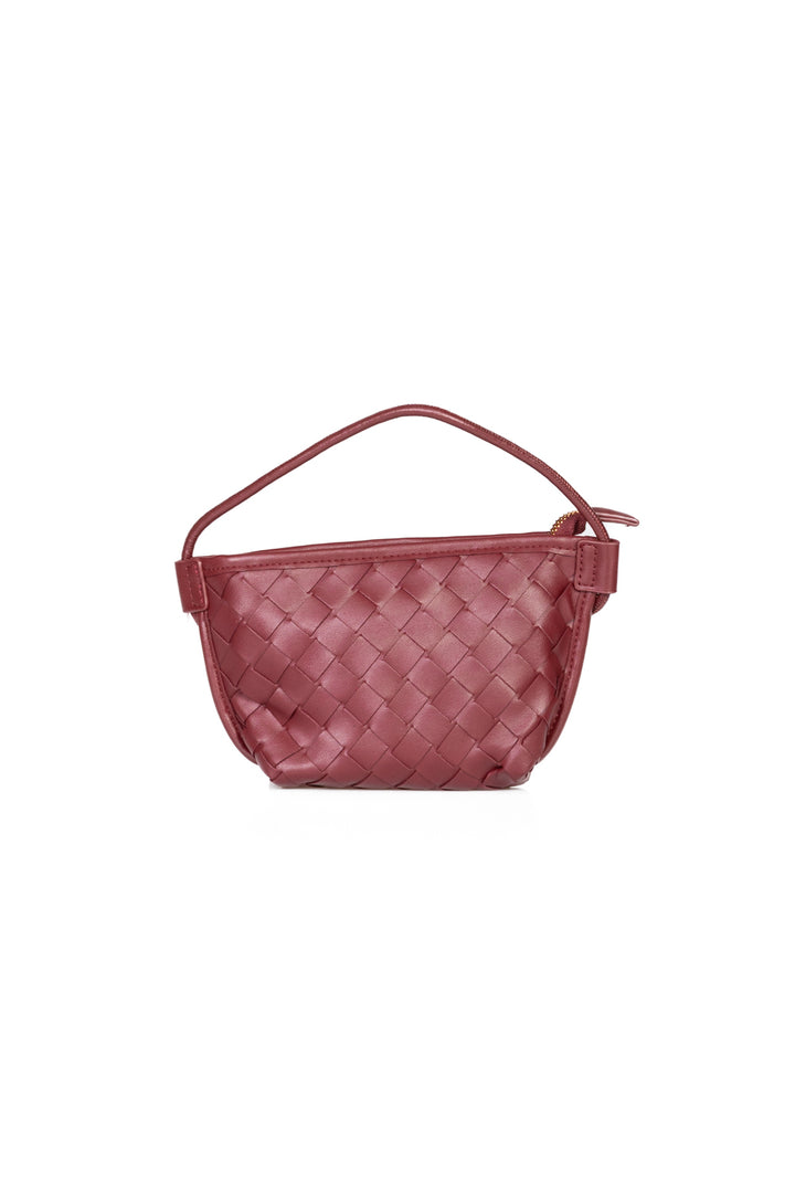Upper - Borsa trapezio mini intrecciata