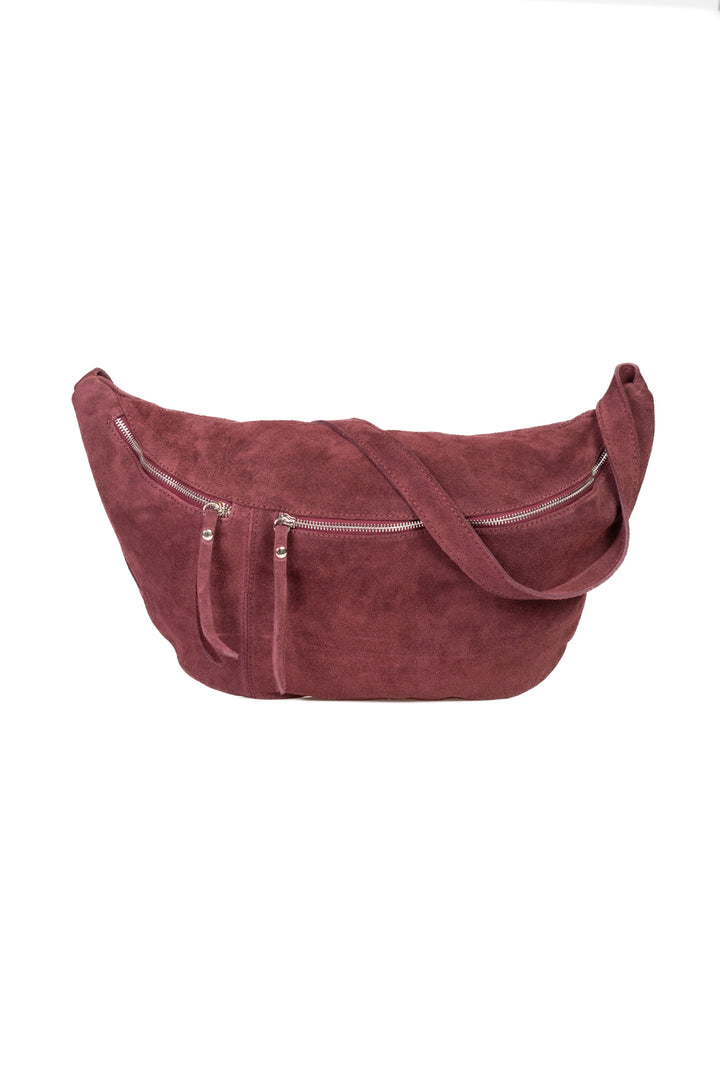 Upper - Marsupio scamosciato con zip