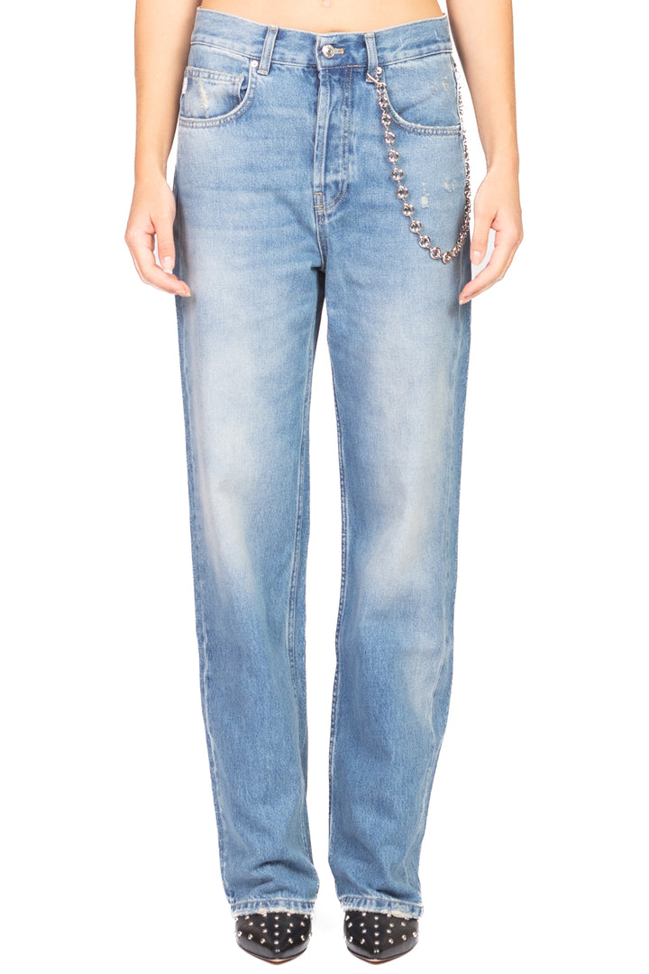 Vicolo - Jeans ADRIANA gamba dritta con catena Art. DF5063
