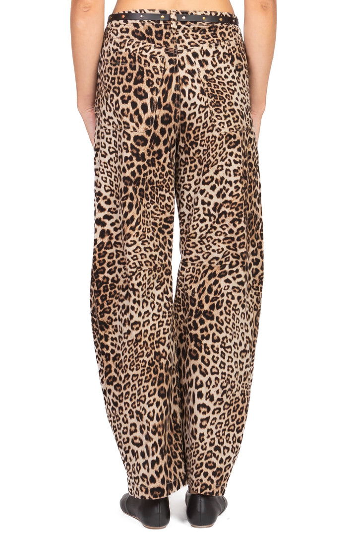 Tensione In - Pantalone barrel animalier Art. W25P529