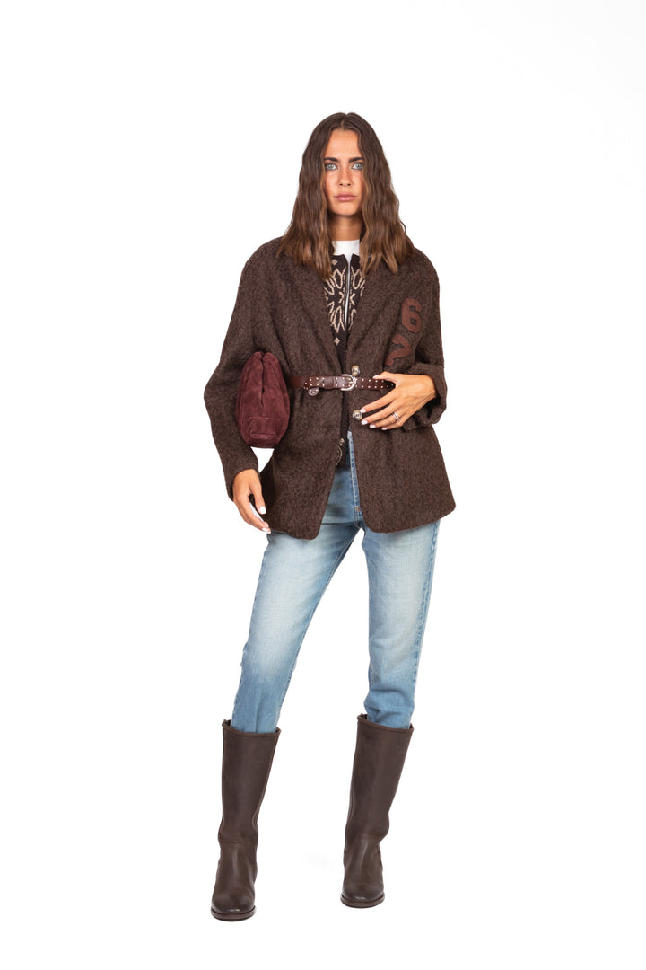 Tensione In - Gilet aperto ricamato Art. W5HMG61A400