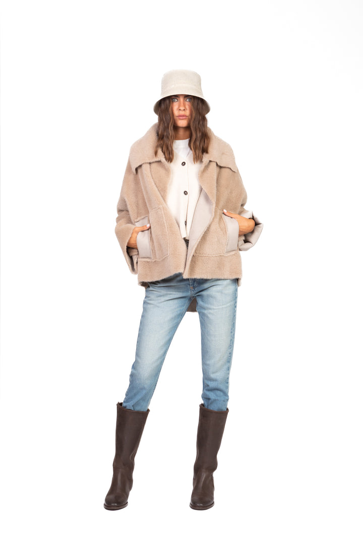 Tensione In - Giacca pelliccia over Art. 225090