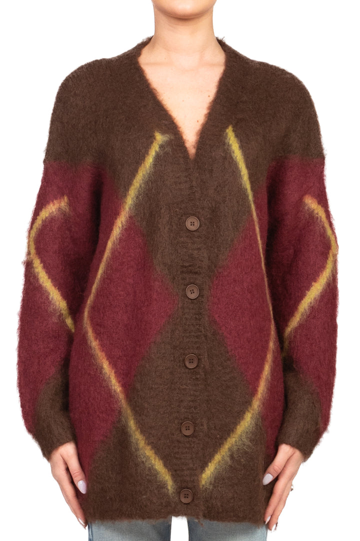 Vicolo - Cardigan mohair a rombi Art. 55041F