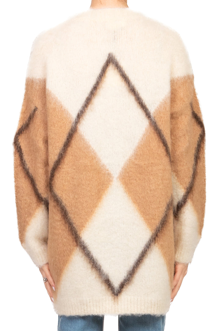 Vicolo - Cardigan mohair a rombi Art. 55041F