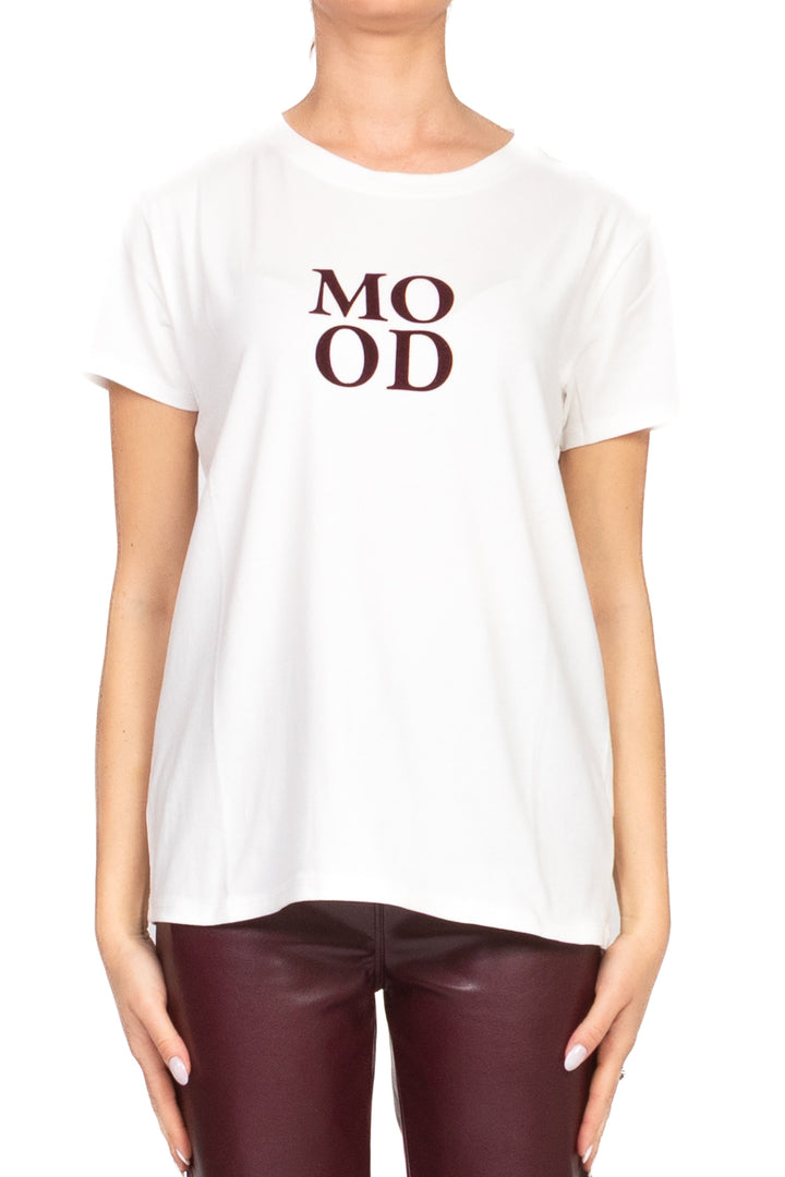 Vicolo - T-Shirt  stampa "MOOD" Art. RF0519