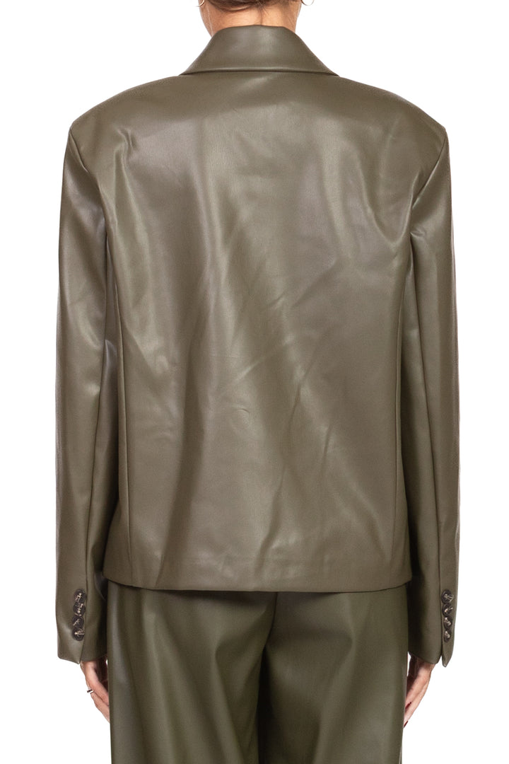 Tensione In - Giacca ecopelle doppio petto Art. W25J711