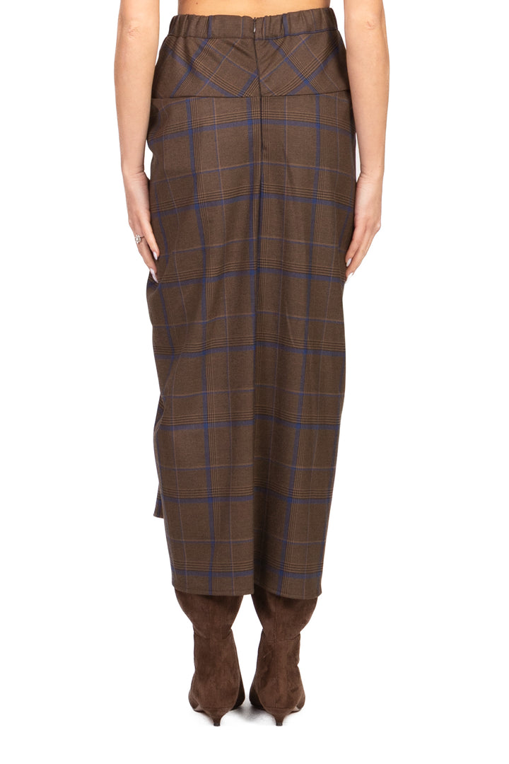 Tensione In - Gonna check con con arricciatura Art. RS1100