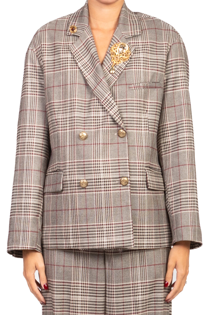 Tensione In - Giacca check doppio petto Art. 26B1168