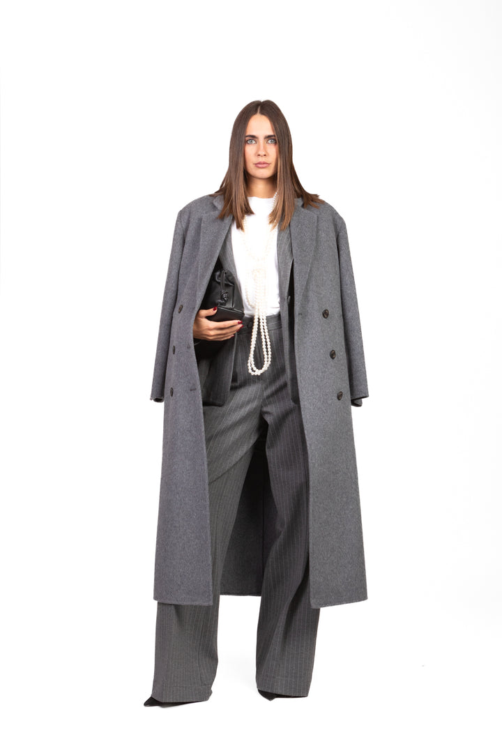 Have One - Pantalone palazzo gessato Art. PMI-P241