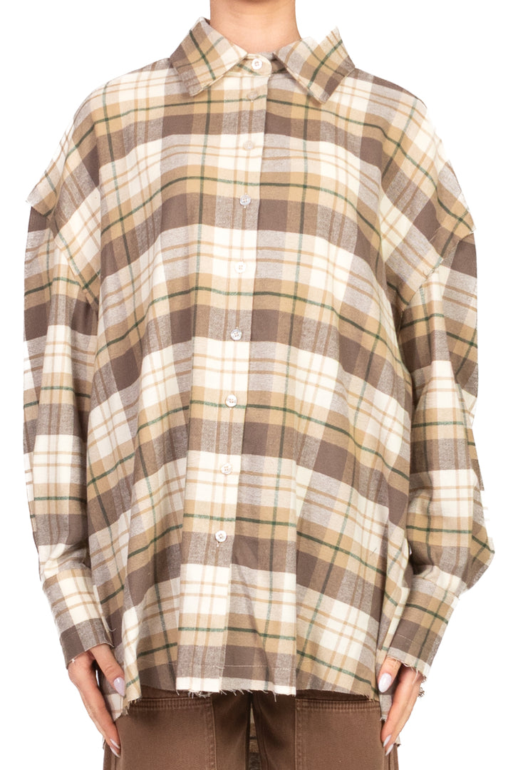 Vicolo - Camicia over in flanella Art. TF1797