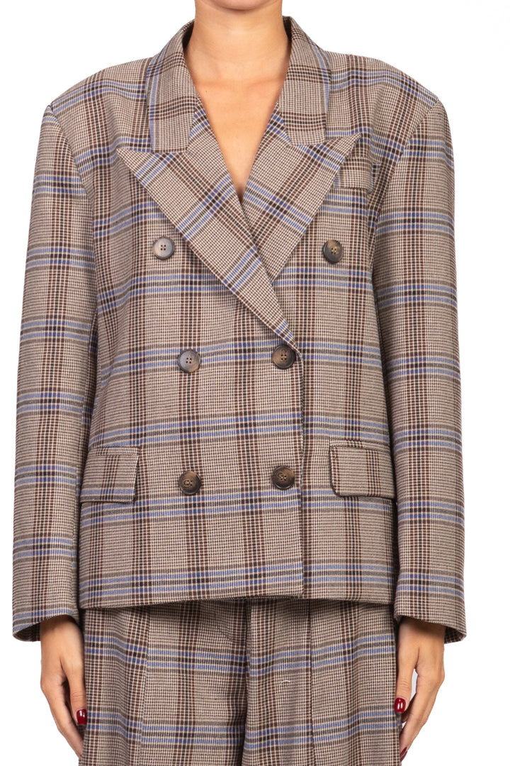 Tensione In - Giacca check con cravatta Art. 37914