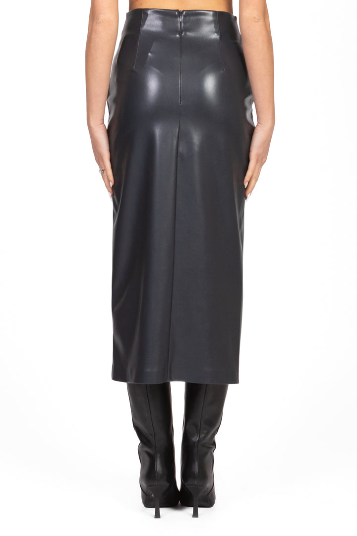 Dixie - Gonna ecopelle midi Art. G041Y031