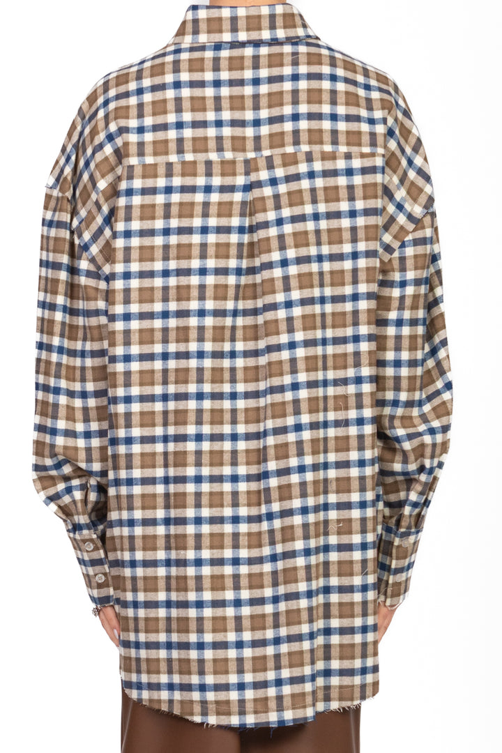 Vicolo - Camicia over in flanella Art. TF1797