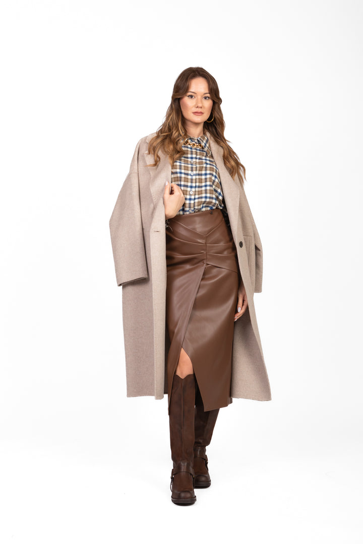 Vicolo - Camicia over in flanella Art. TF1797