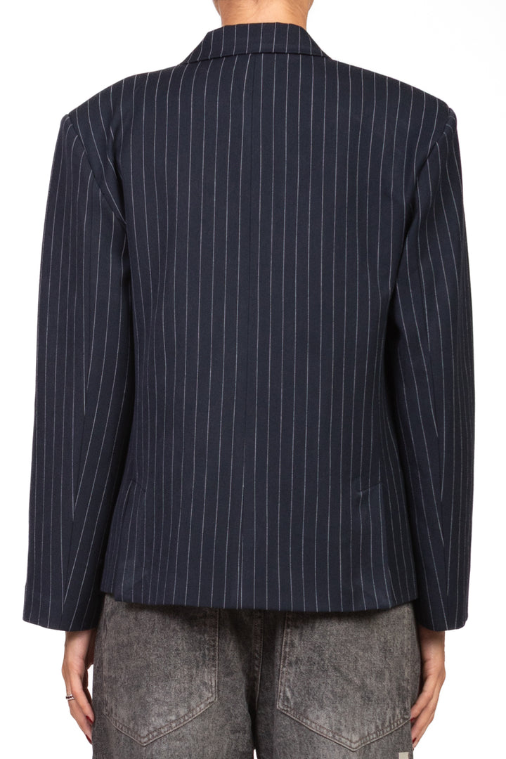 Tensione In - Giacca gessata doppio petto con guanti Art. 37919