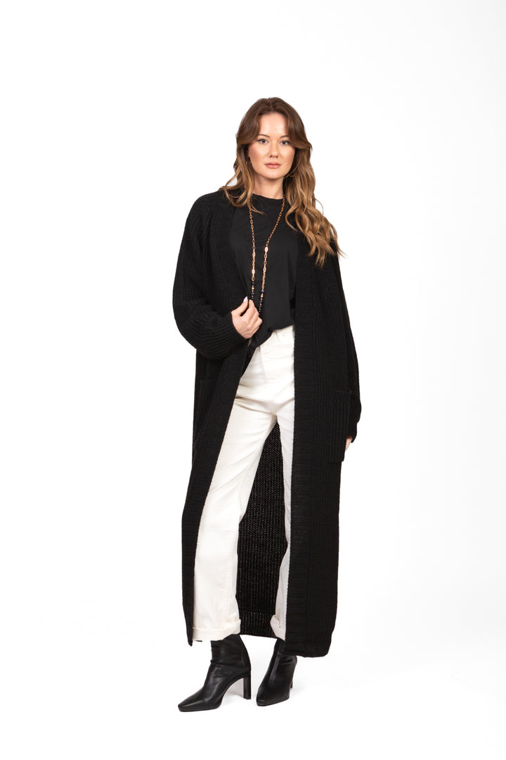 Kontatto - Cardigan lungo aperto Art. 3M1034NI