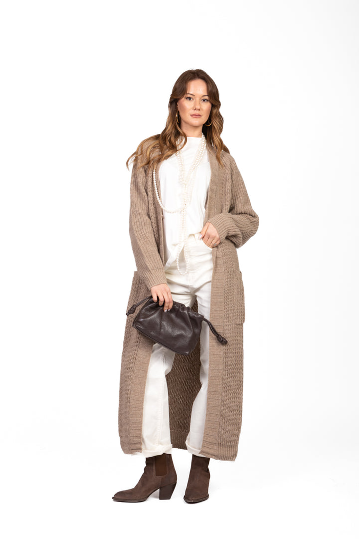 Kontatto - Cardigan lungo aperto Art. 3M1034NI