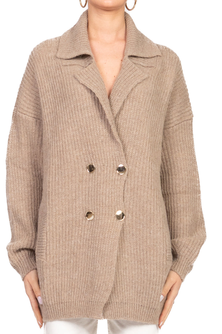 Kontatto - Giacca in maglia doppio petto Art. 3M1035NI