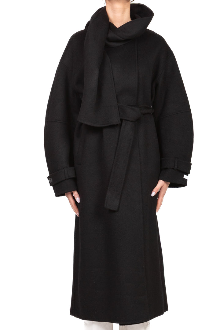 Have One - Cappotto hand made cintura con scialle Art. KHB-P002