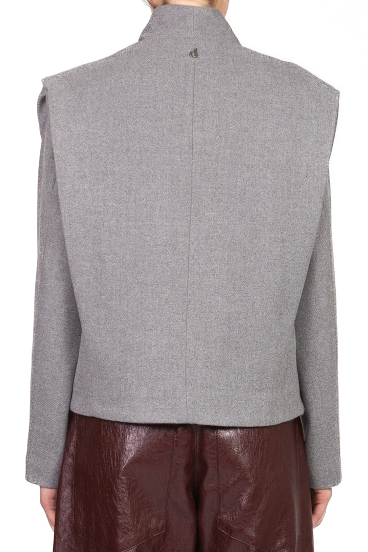 Dixie - Giacca cappotto con spalline Art. K845Y021