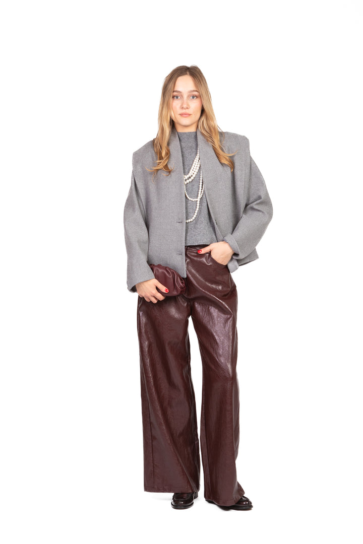 Dixie - Giacca cappotto con spalline Art. K845Y021