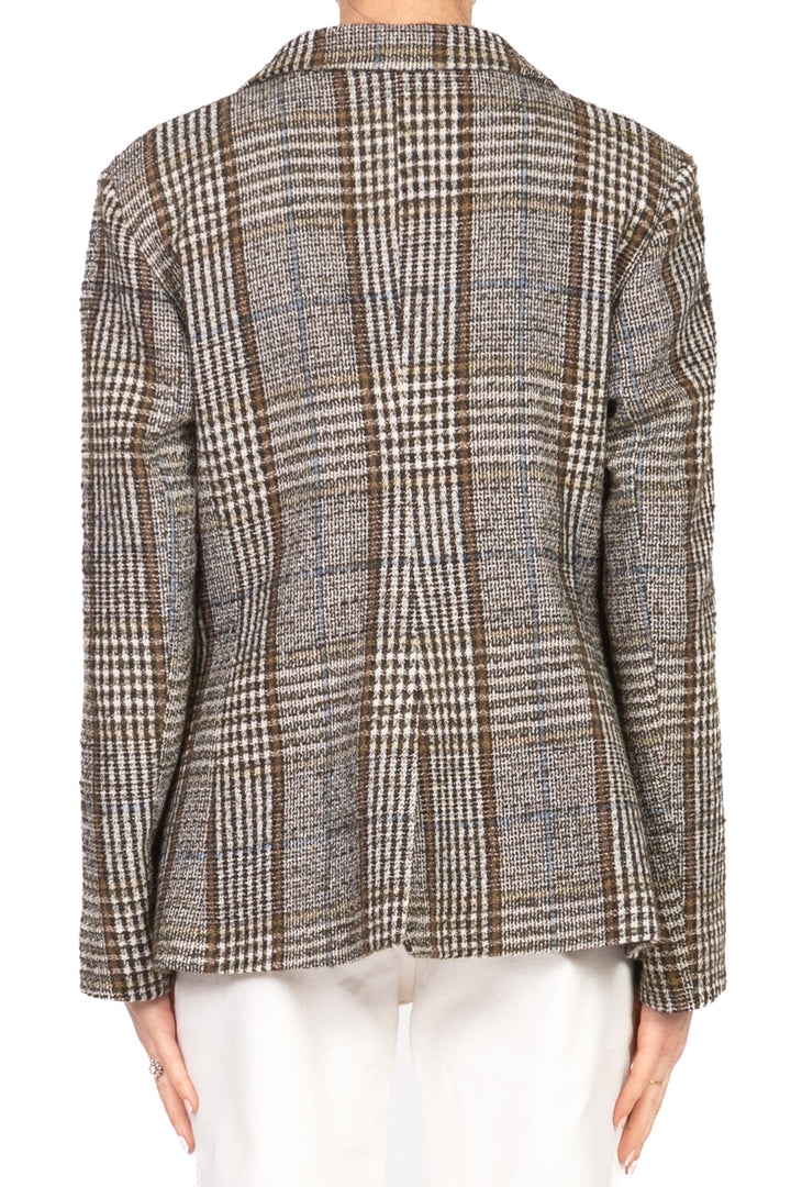 Tensione in - Giacca check con spille Art. 26B1272