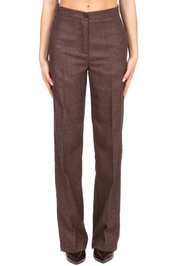 Vicolo - Pantalone pied de poule gamba dritta Art. TF1939