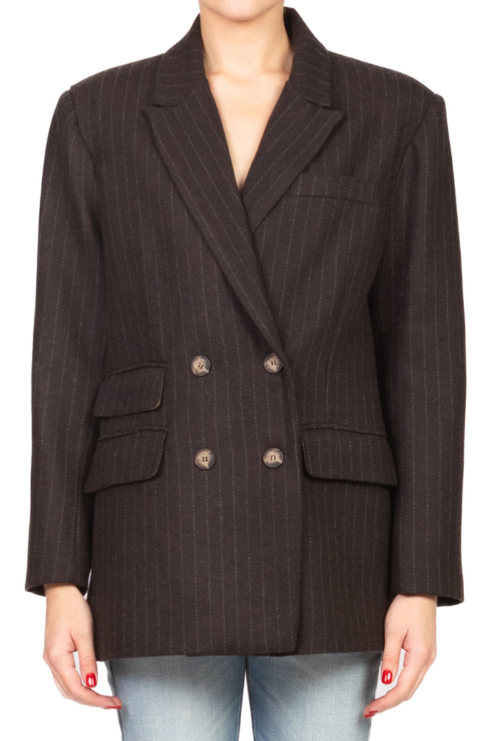 Vicolo - Giacca gessata doppio petto Art. TF1832