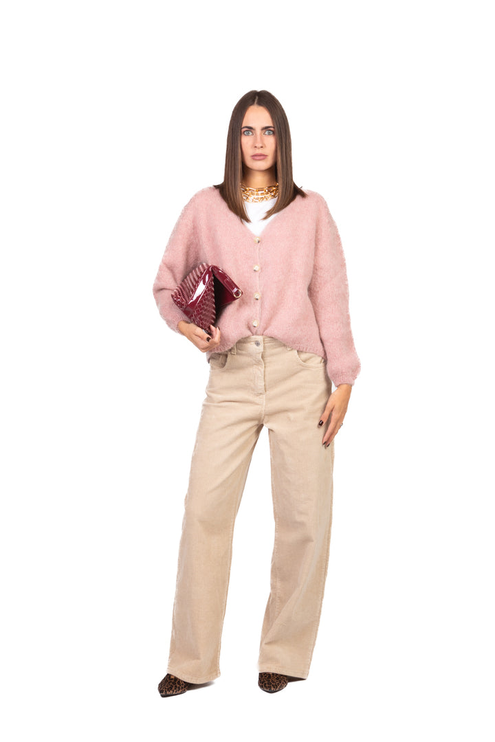 Vicolo - Cardigan mohair scollo v Art. 55170F