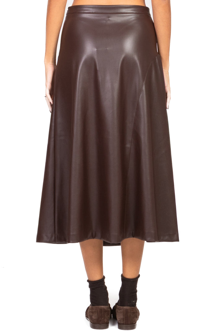 Tensione In - Gonna trapezio ecopelle Art. CQ1172