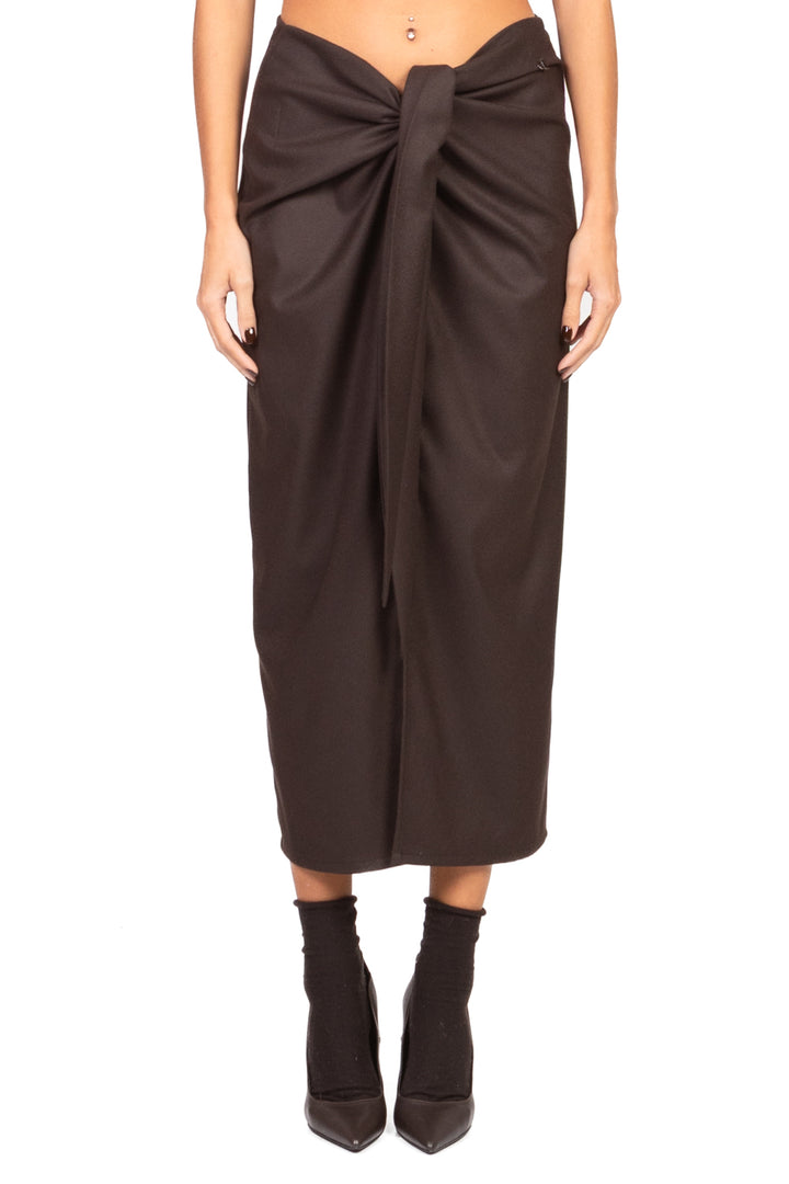 Dixie - Gonna midi con nodo Art. GDDLYNV