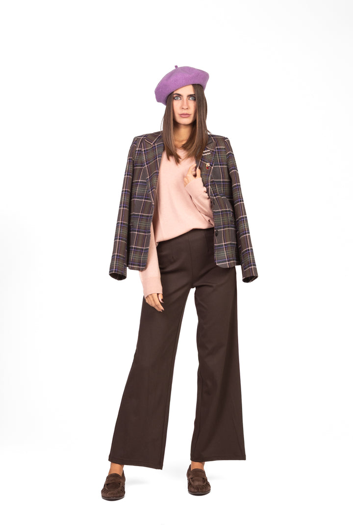 Tensione In - Giacca check con spille Art. 26B1374