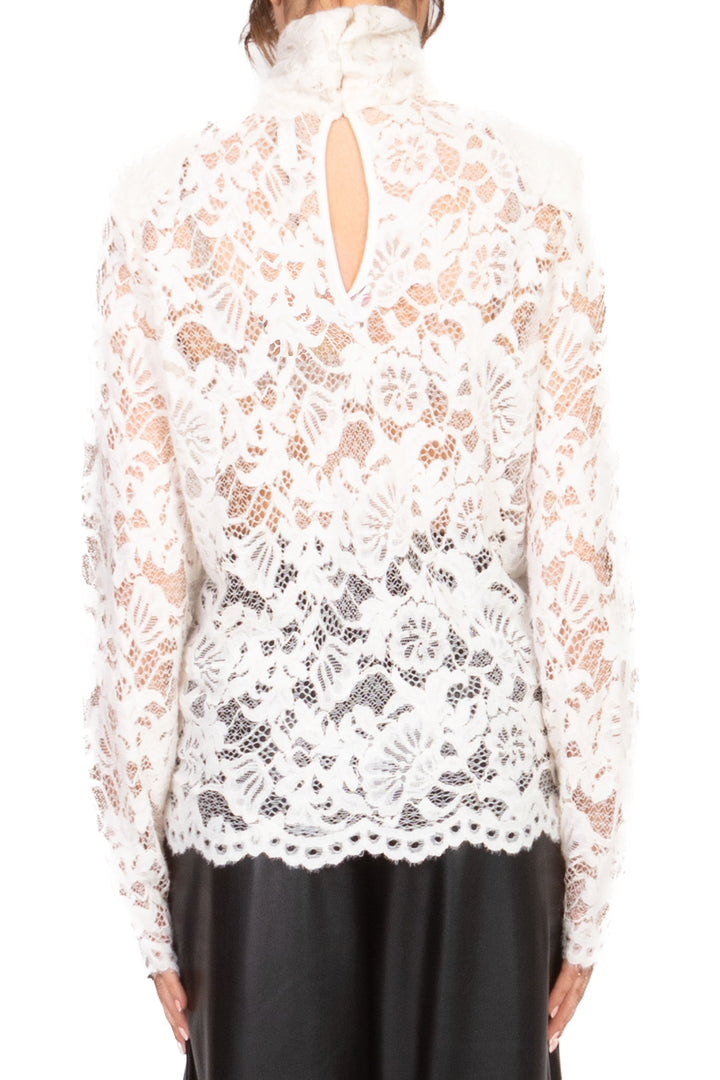 Tensione In - Maglia collo alto pizzo Art. EV1222