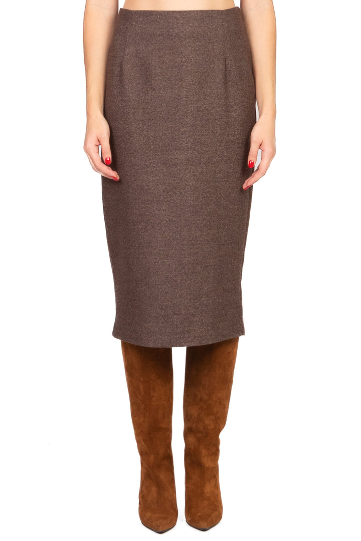 Tensione In - Gonna tubino puntinata Art. W25G885