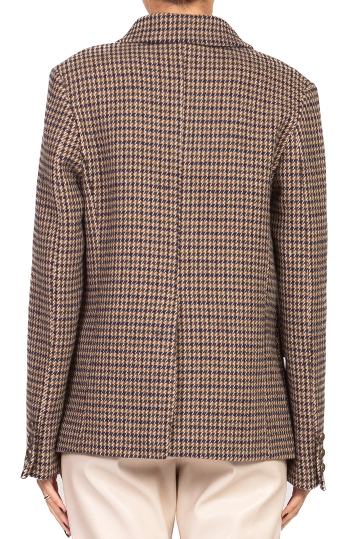 Tensione In - Giacca cappotto pied de poule Art. 37993