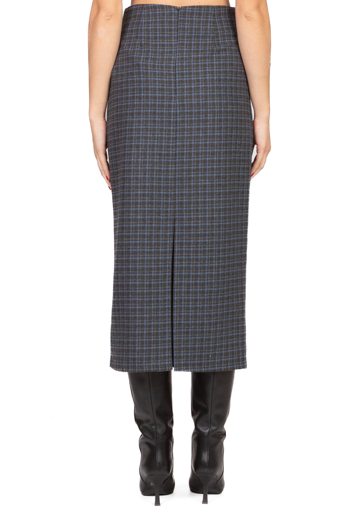 Tensione In - Gonna longuette a quadri Art. 26G1345