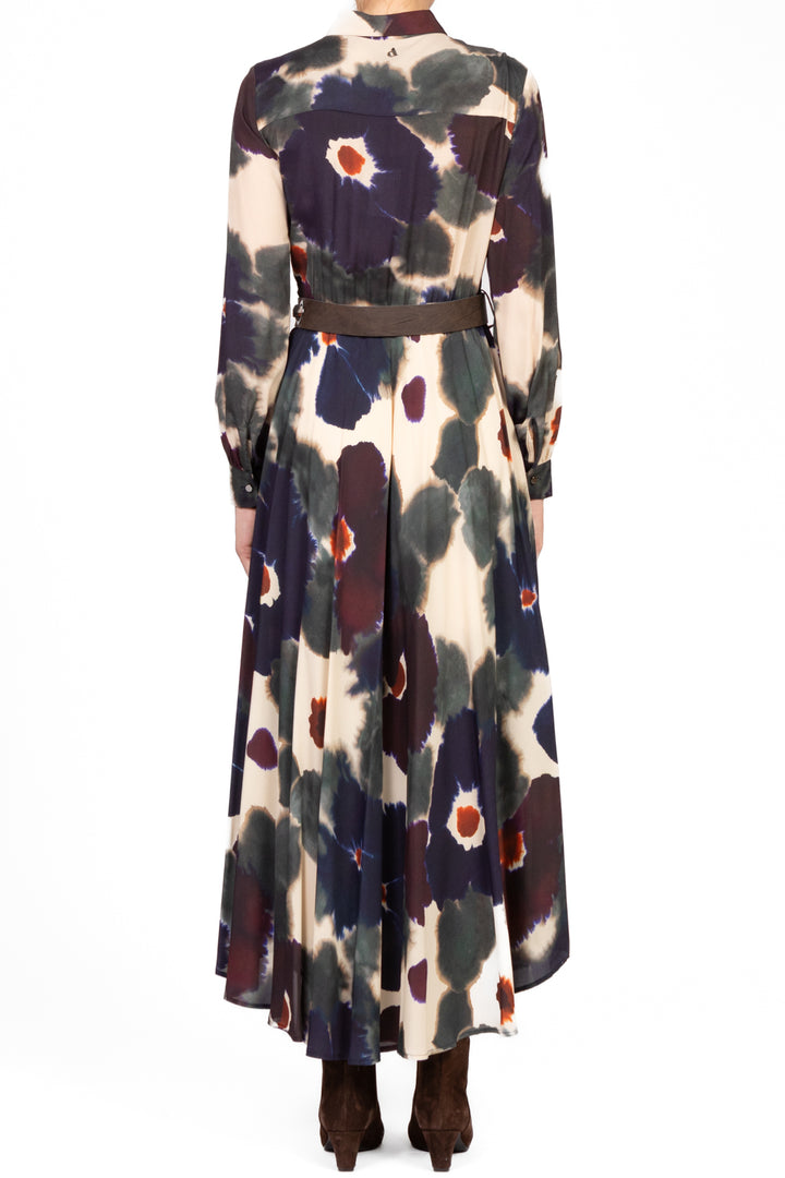 Dixie - Abito fantasia con cintura Art. ALOQYAICA