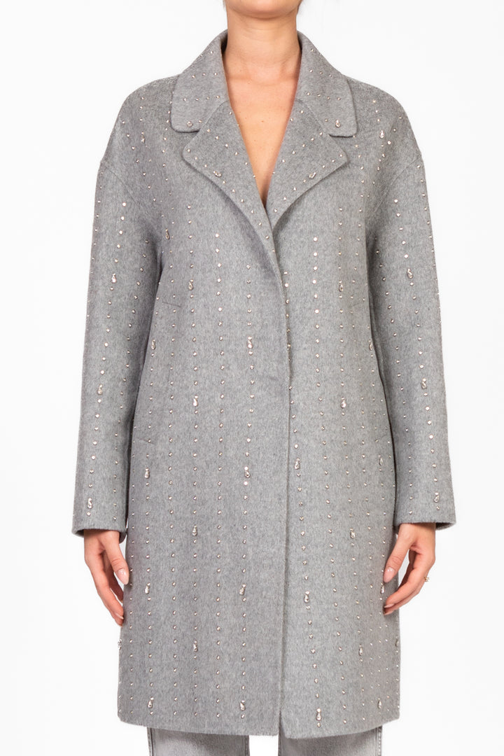 Vicolo - Cappotto hand made con applicazioni Art. TF0033