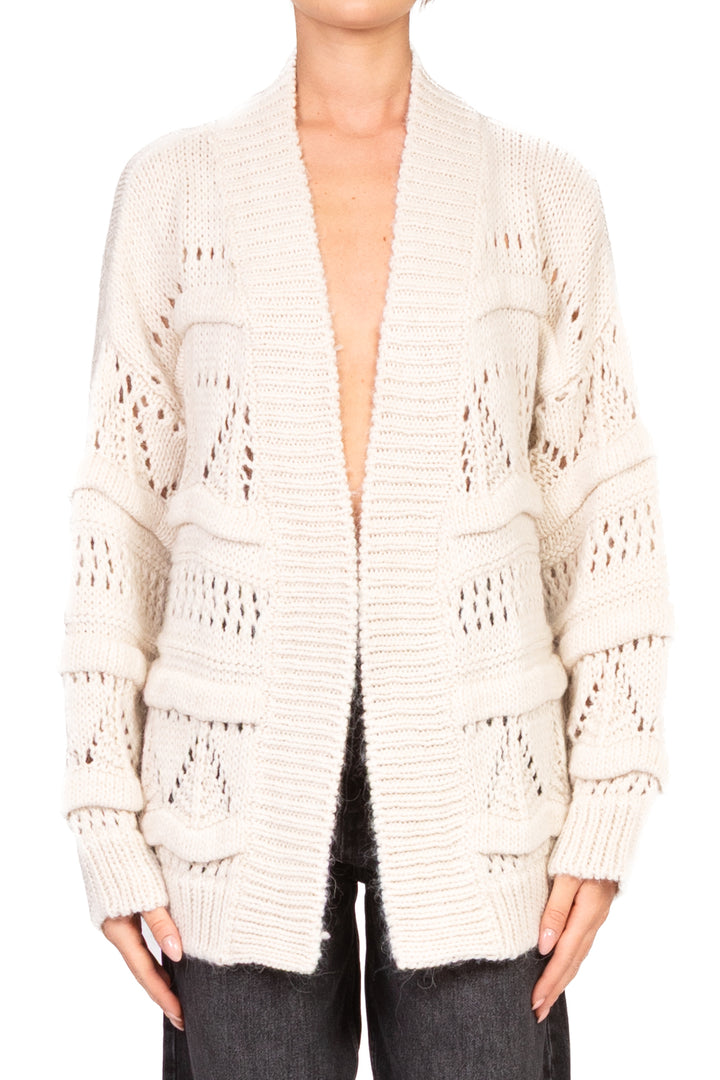 Vicolo - Cardigan aperto traforato Art. 33047F