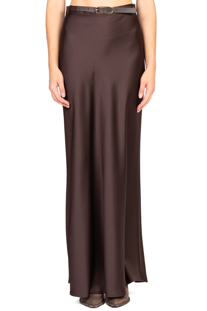 Imperial - Gonna lunga satin con cintura Art. GMF4KBA