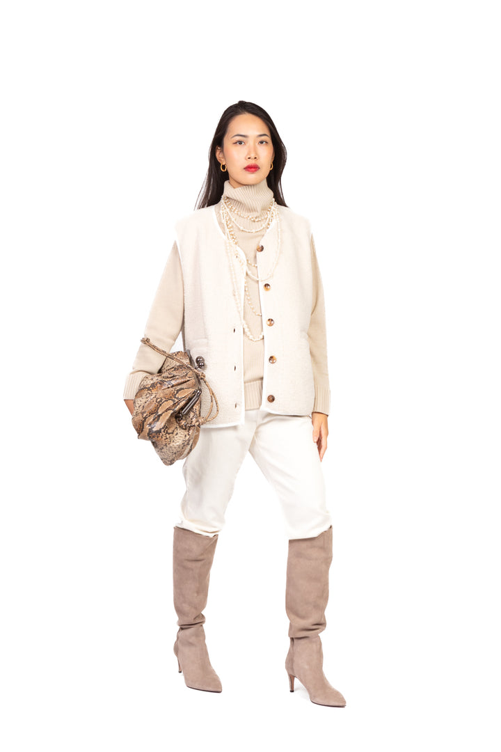 Vicolo - Gilet over teddy Art. TF0963