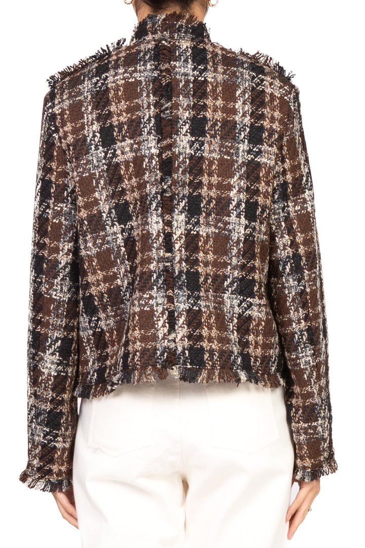 Vicolo - Giacca bouclé quadri Art. TF0204