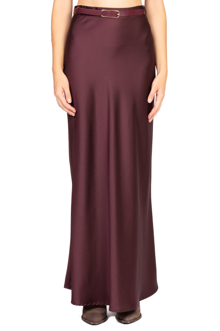 Imperial - Gonna lunga satin con cintura Art. GMF4KBA