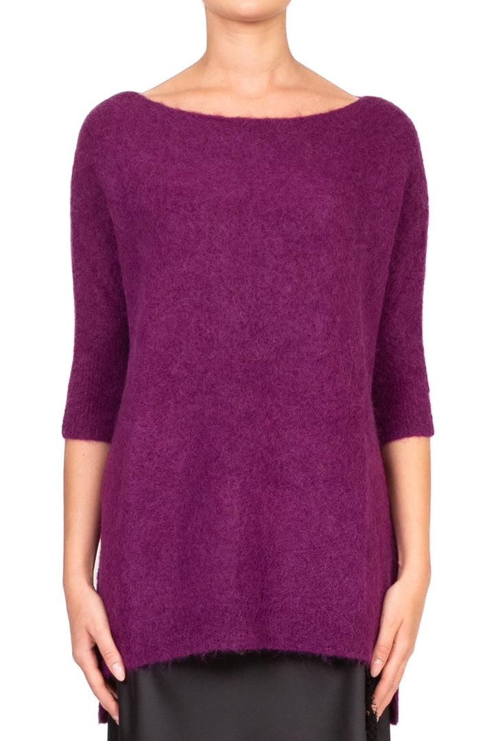 Kontatto - Maglia lunga in mohair mezza manica Art. 3M0872C