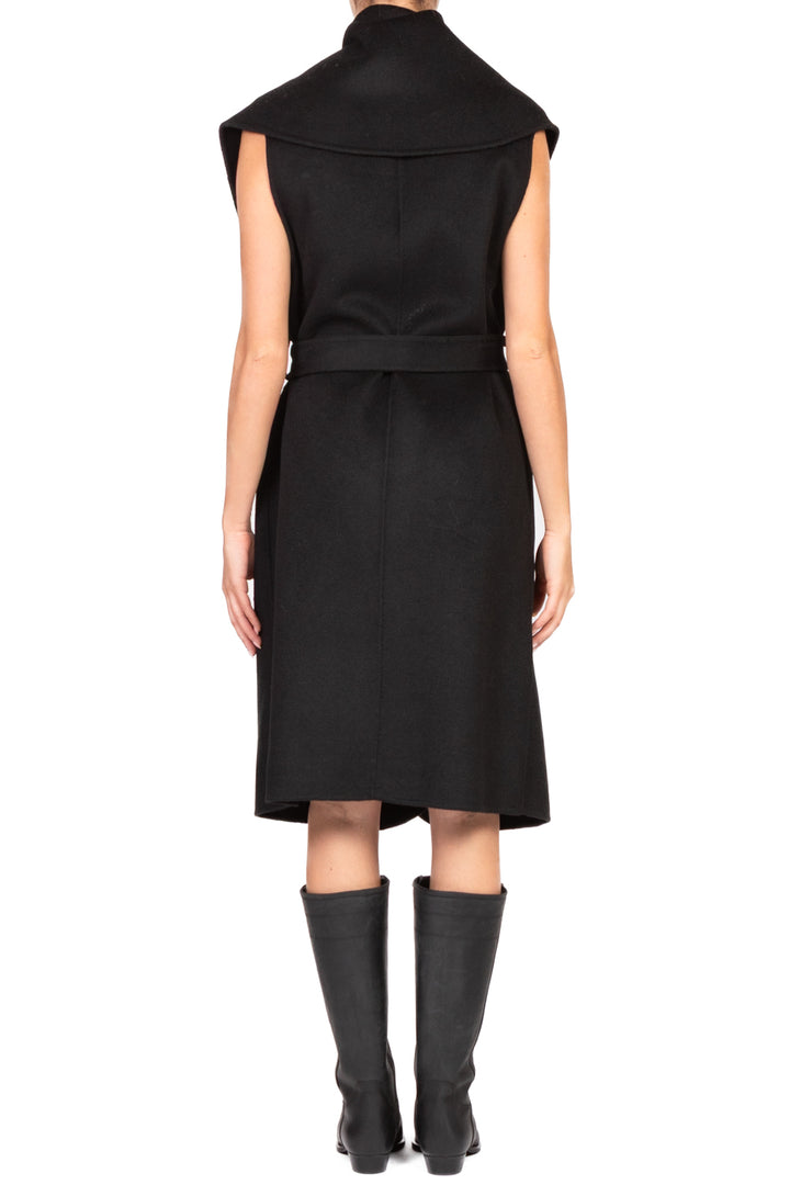 Vicolo - Cappotto hand made smanicato con cinta Art. TF0056