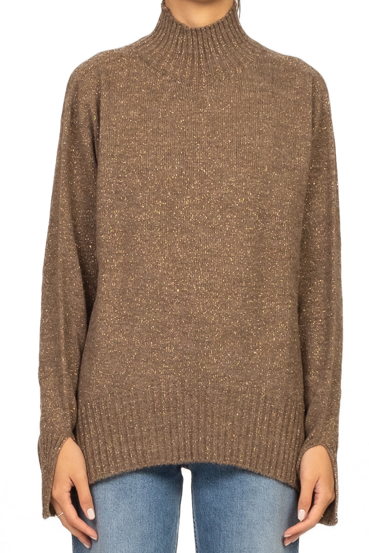 Kontatto - Maglia mezzo collo filo lurex Art. 3M0896C