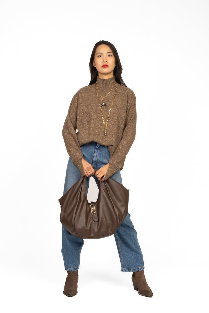 Kontatto - Maglia mezzo collo filo lurex Art. 3M0896C